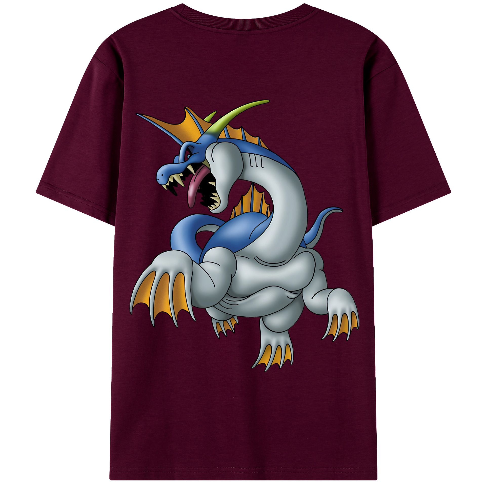 （画像用） ドラゴンクエスト Doragon Kuesuto Dragon Quest レディース半袖Tシャツ(バックプリント)